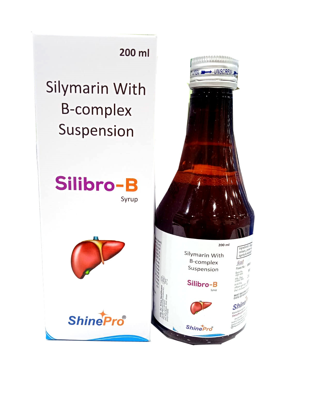 Silymarin with B complex syrup 